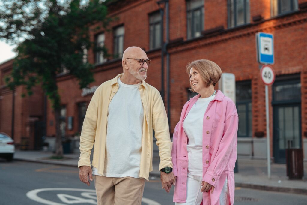 older couple spending time together