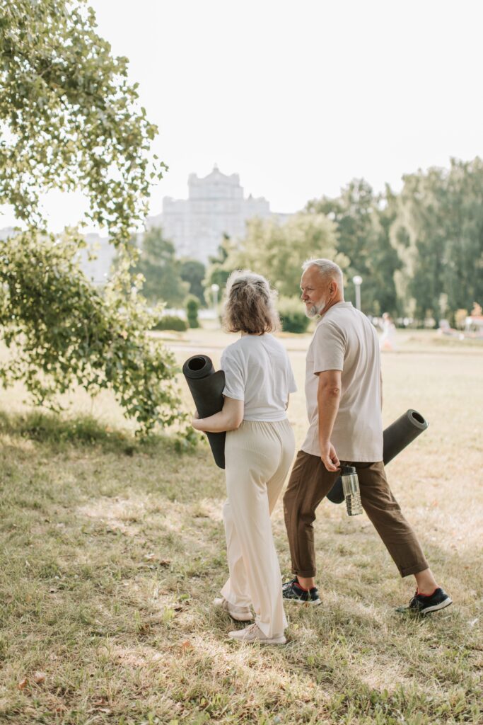 older couple spending time together